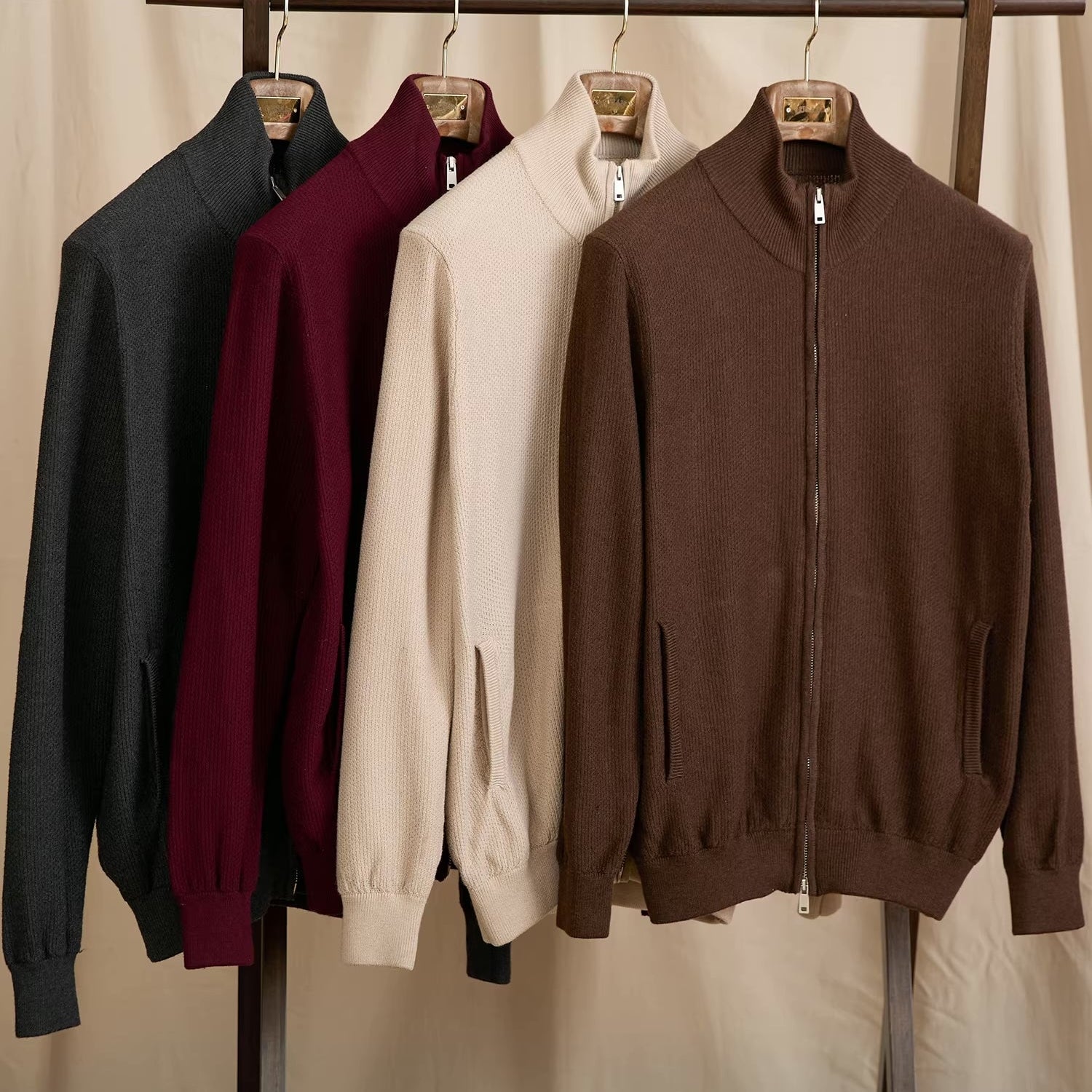 Ufficio Wool Blend Knitted Cardigan
