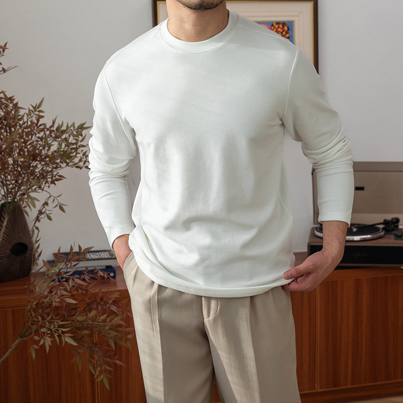 Everyday Cotton Blend Long Sleeve T-Shirt