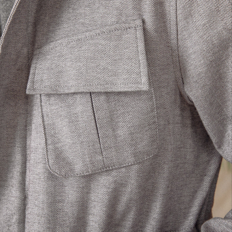 Herringbone Cotton Hunting Jacket
